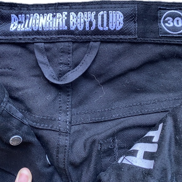 Billionaire boys club black straight leg jeans - Picture 3 of 3
